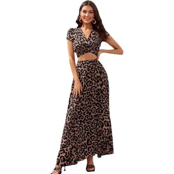 2-Piece Boho Crop Top+Skirt Set - Picture 6 of 6